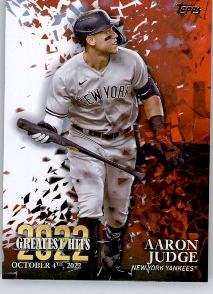 Amazon.com: 2023 Topps 2022 Greatest Hits #22GH-25 Aaron Judge NM